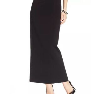 Kasper Classic Black Maxi Skirt